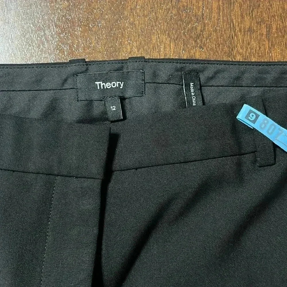 THEORY
Cropped twill wide-leg pant - Picture 5 of 10